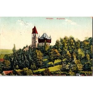 Vintage Kempten Burghalde Scenic Postcard Circa 1909 Germany